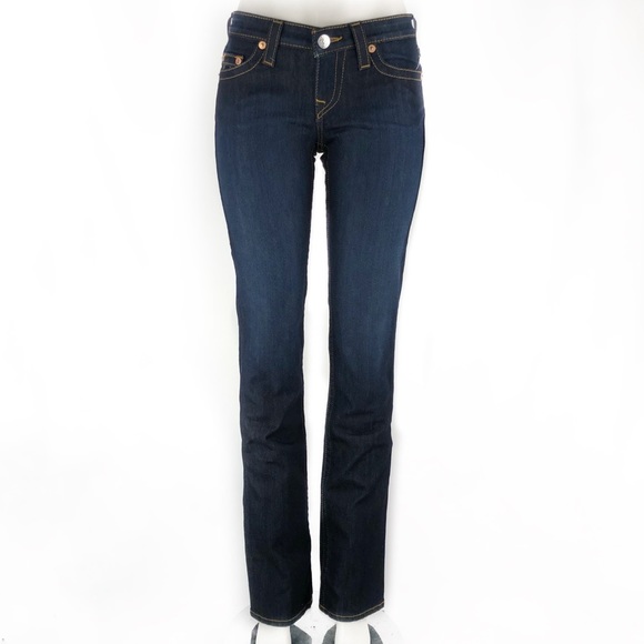 TRUE RELIGION Dark Wash Straight Leg Jeans! 29 - Picture 2 of 8